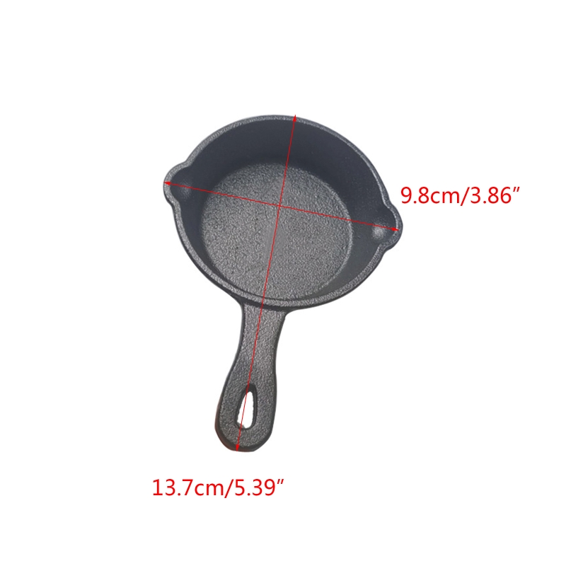 Dosa Pan Iron - 8.5cmの小さなフライパン,焦げ付き防止,鋳鉄製,ハンドル付き中華鍋,家庭用誘導,電気ガスコンロ,a0kf