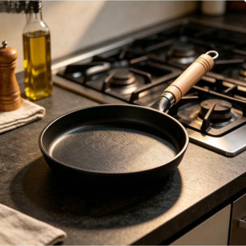 26cm未コーティング鋳鉄製フライパン、ノンスティッククレー - Dosa Pan Iron のレビューと価格